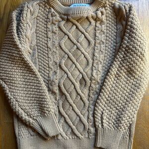 Old Navy Kids Beige Cable Knit‎ Sweater